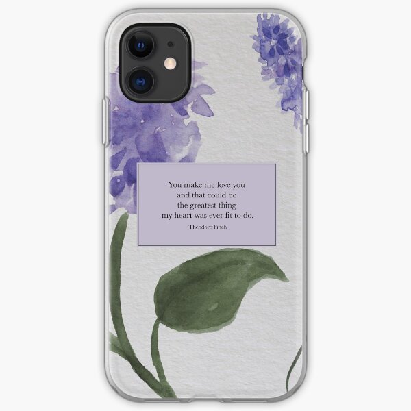 You make me love you... - Theodore Finch. All The Bright Places. iPhone Soft Case