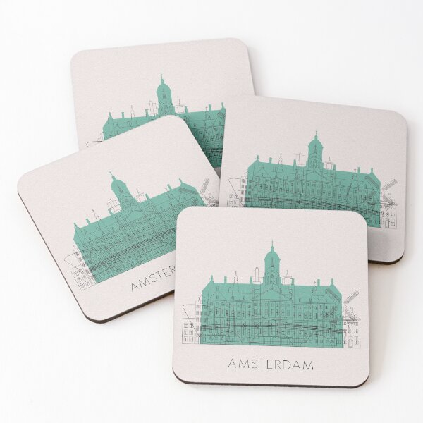 Item preview, Amsterdam Landmarks Poster designed and sold by A Deniz Akerman.