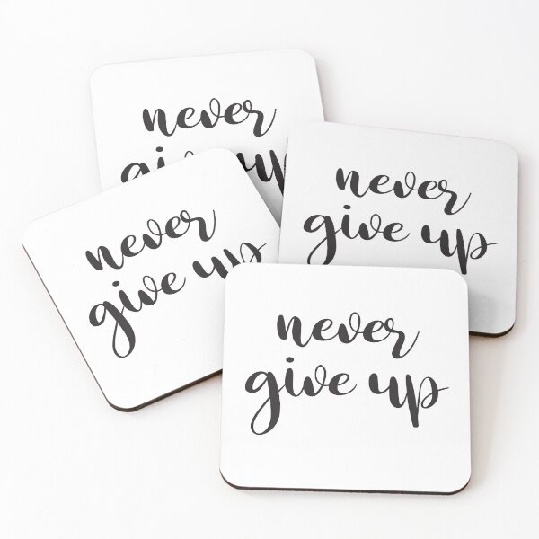 Item preview, Never Give Up designed and sold by Inspirationmotivation.