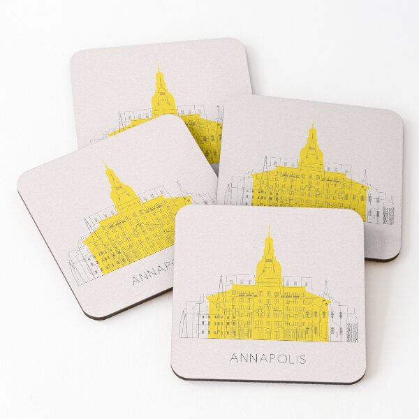 Item preview, Annapolis Landmarks Poster designed and sold by A Deniz Akerman.
