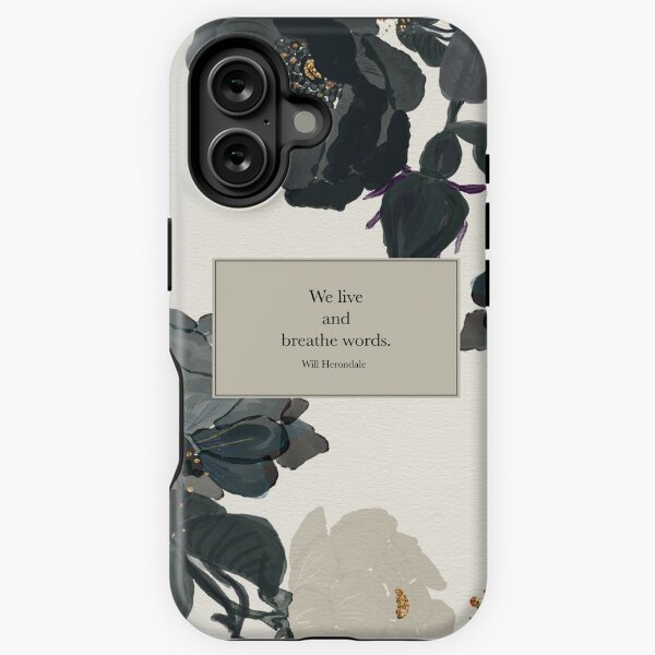 Item preview, We live and breathe words. - Will Herondale. The Infernal Devices. designed and sold by literarylifeco.