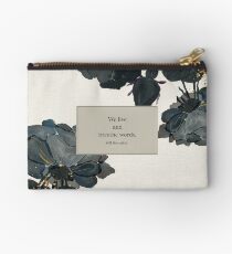 We live and breathe words. - Will Herondale. The Infernal Devices. Studio Pouch