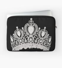Pretty Princess Crown Tiara Roses Laptop Sleeve