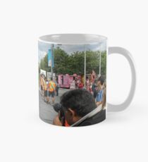 #Train, #railway, #railroad, #locomotive, #station, #transportation, #transport, #rail, #travel, #track, #engine, #diesel, #red, #platform, #old, #steam, #traffic Mug