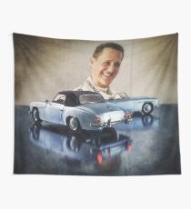 Michael Schumacher Mercedes 190 Wall Tapestry