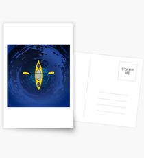 Kayaking (Yellow) Postcards