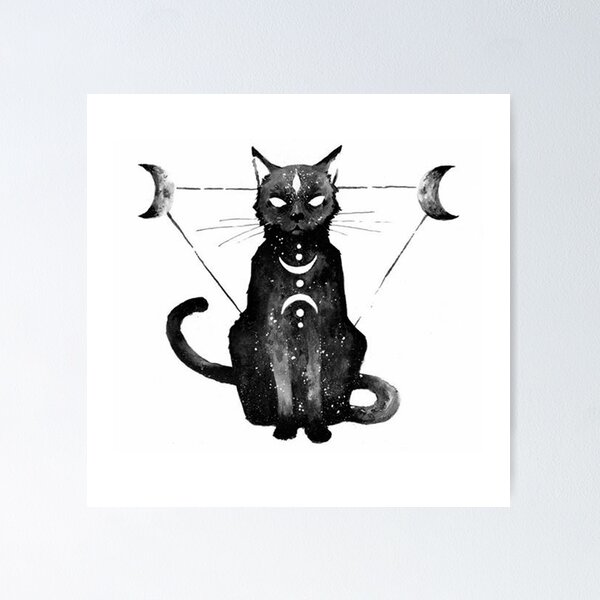 Item preview, Wicca cat designed and sold by Cyanidie80.