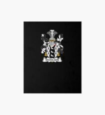 Nicholson Coat of Arms - Family Crest Shirt Art Board Print