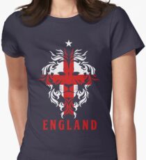 England Tailliertes T-Shirt für Frauen