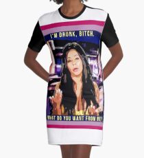 snooki i'm drunk bitch what do you want from me Graphic T-Shirt Dress