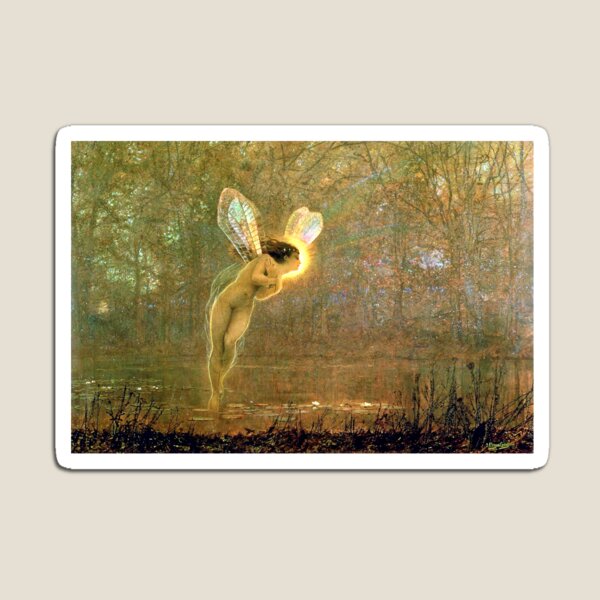 Item preview, Iris the Rainbow Goddess - John Atkinson Grimshaw designed and sold by forgottenbeauty.