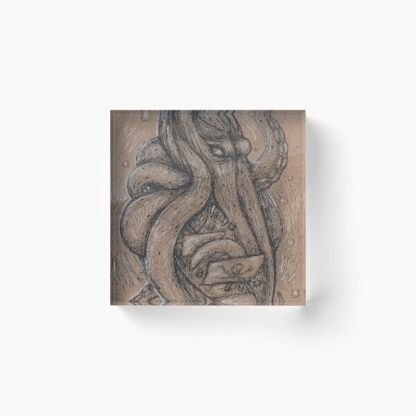 The Kraken Acrylic Block