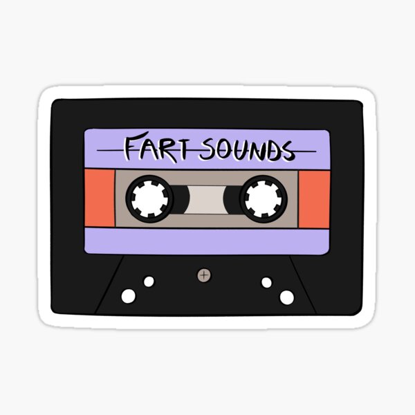 Fart Sounds Stickers Redbubble - fart machine roblox