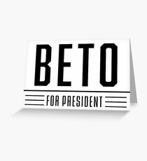 Beto O'Rourke For 2020 President Sticker Greeting Card