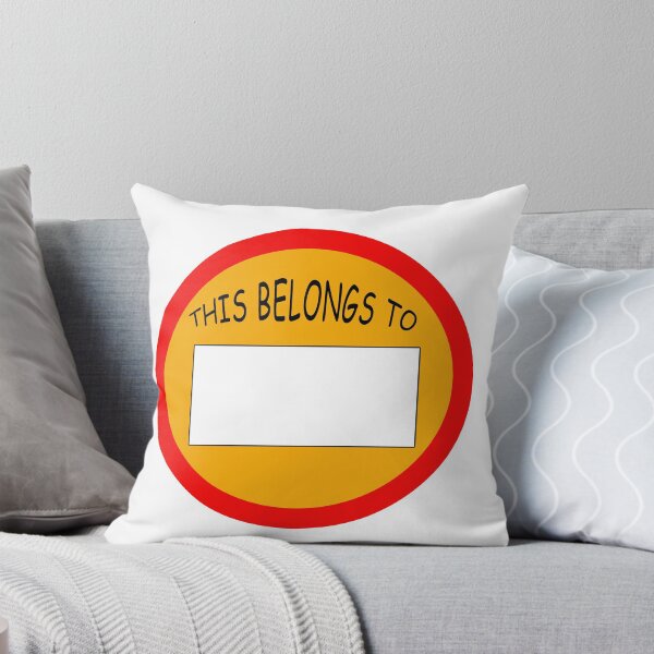 Item preview, This Belongs To Sticker designed and sold by ArtFactory5.