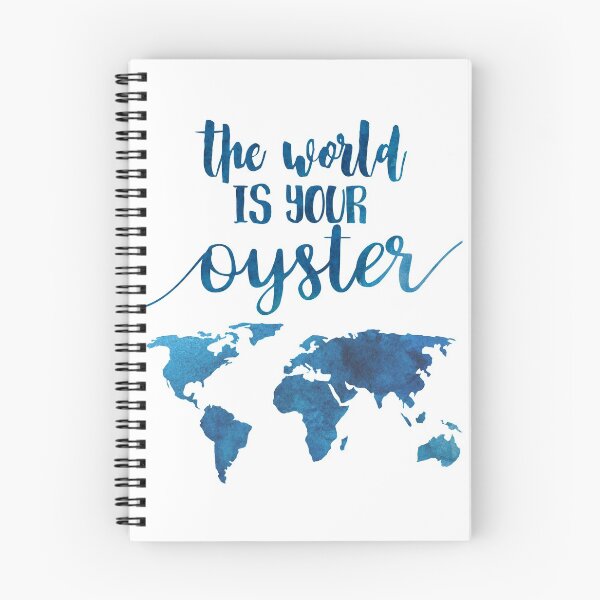 Item preview, the world is your oyster watercolor designed and sold by jualcantara.