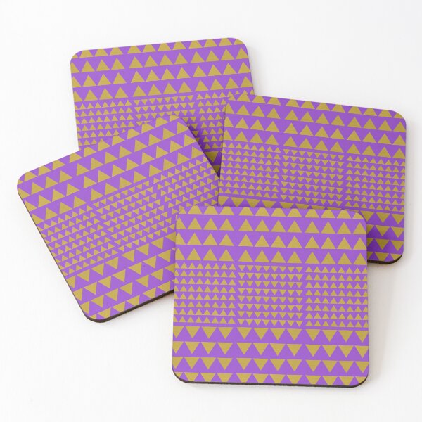 Item preview, Golden Triangles Purple designed and sold by simplymslori.