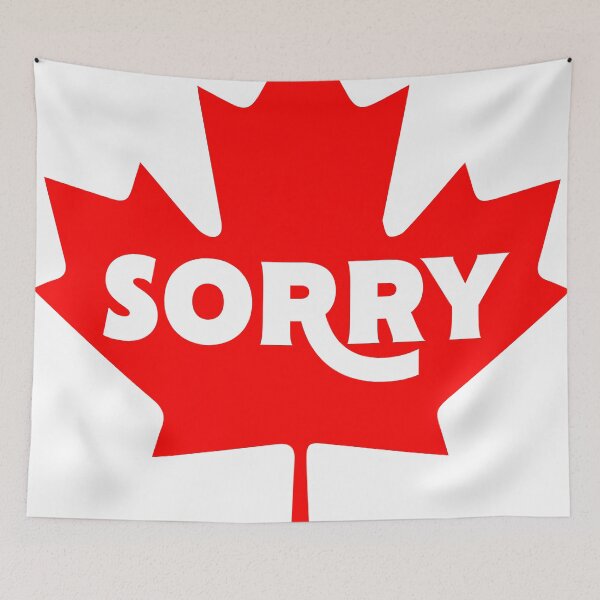 Item preview, Sorry - On Maple Leaf - Canada designed and sold by navi-singh.