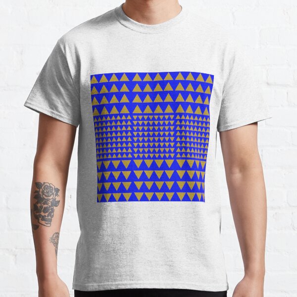 Golden Triangles Blue Classic T-Shirt