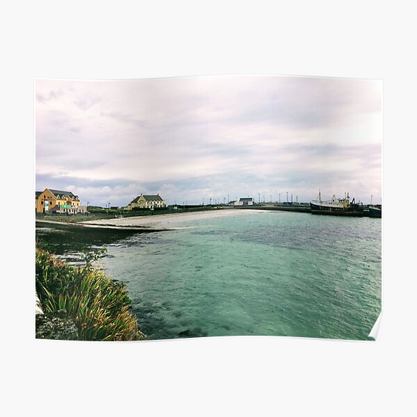 Inishmore bay in Co. Galway Poster