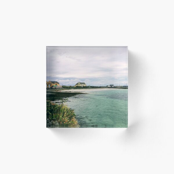 Inishmore bay in Co. Galway Acrylic Block