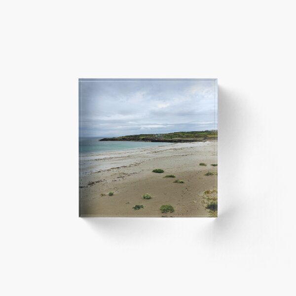 Secluded beach on Inishmore in Co. Galway Acrylic Block