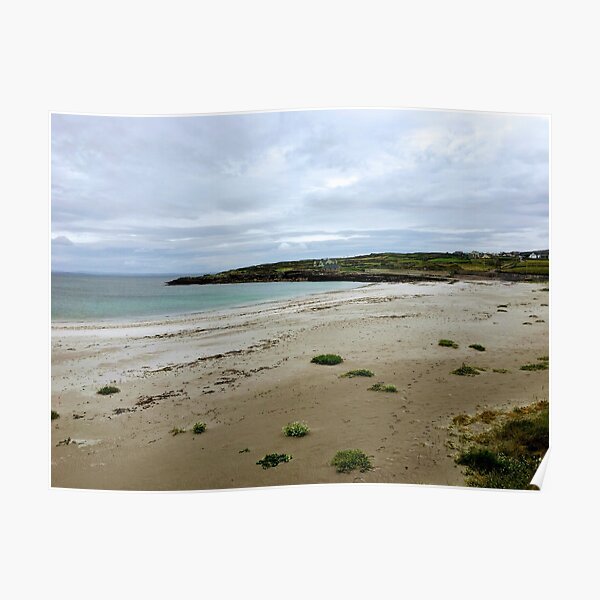Secluded beach on Inishmore in Co. Galway Poster