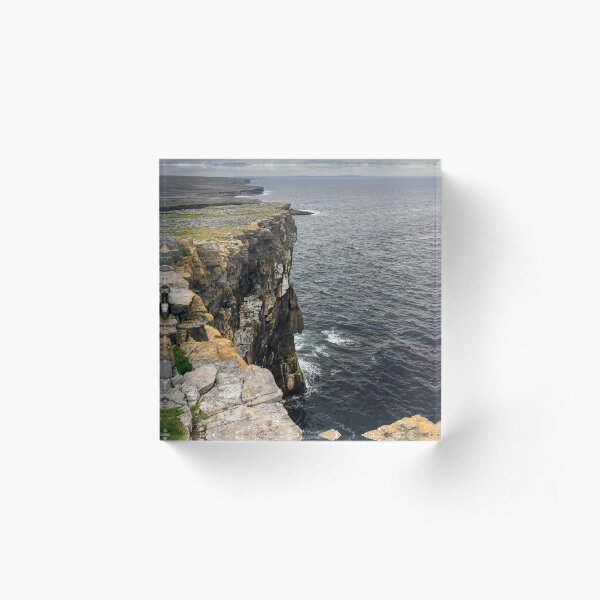 Cliffs on Inishmore, Co. Galway Acrylic Block