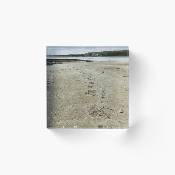 Quiet secluded beach on Inishmore, Co. Galway Acrylic Block