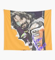 Keanu Reeves - Racing Game (by ACCI) Wall Tapestry
