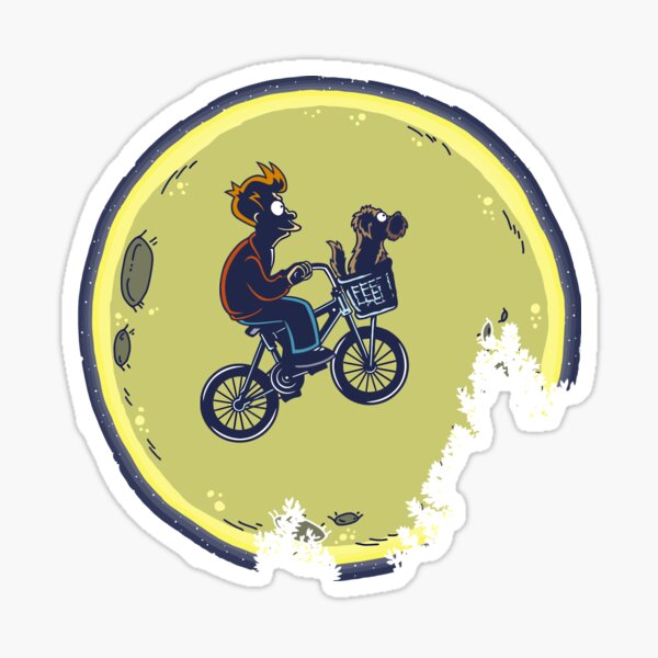 Freírme a la luna Pegatina