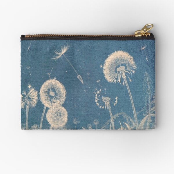 Dandelion Clocks Zipper Pouch
