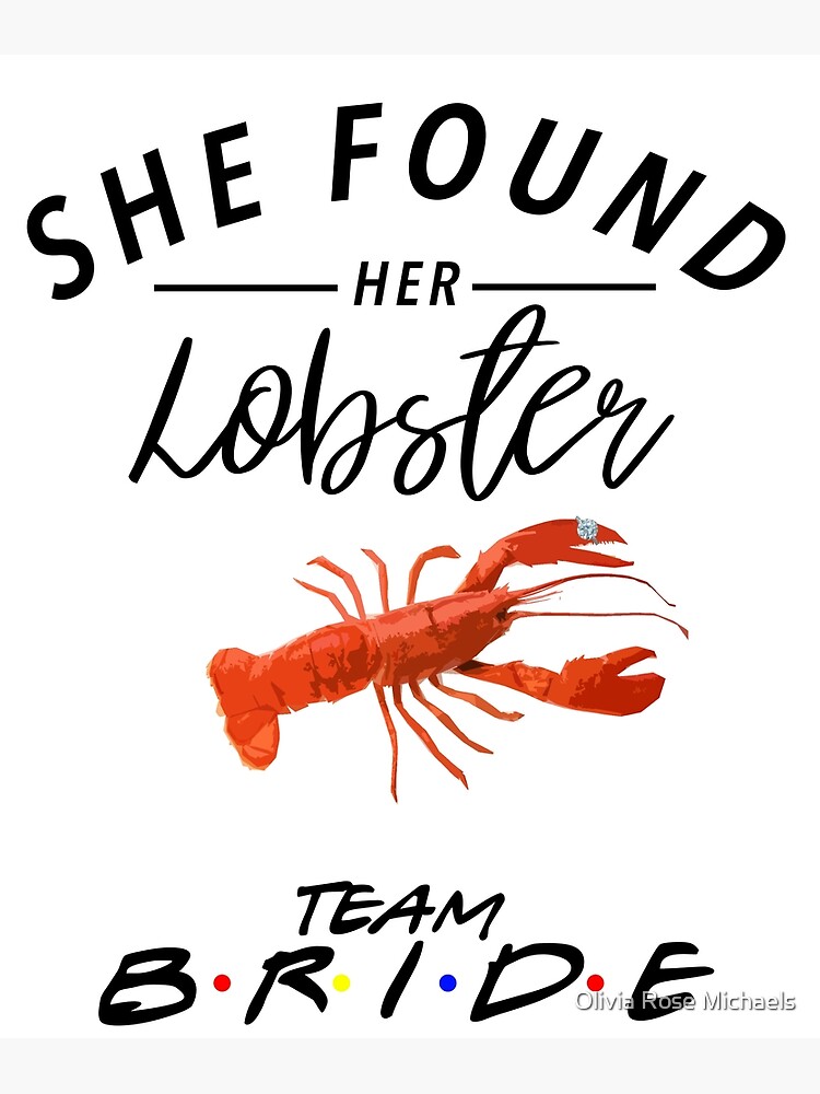 She Found Her Lobster Poster for Sale by Olivia Rose Michaels
