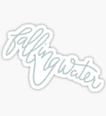 fallendes Wasser Sticker