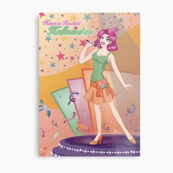 Rockin' Hallowe'en Metal Print