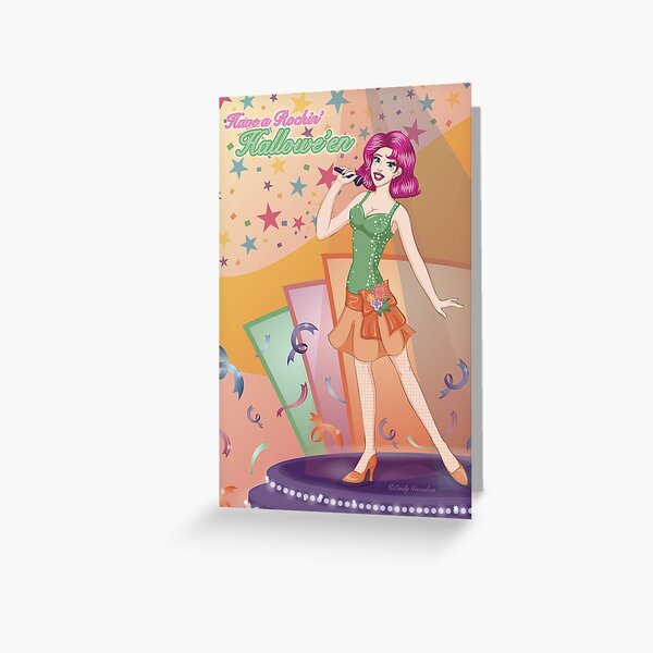 Rockin' Hallowe'en Greeting Card