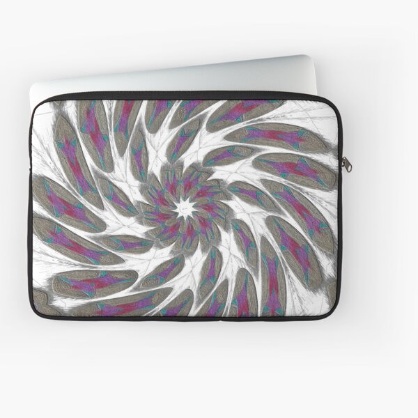Golden Feathers in the Wind Fall Into Winter Collection at Green Bee Mee Laptop Sleeve