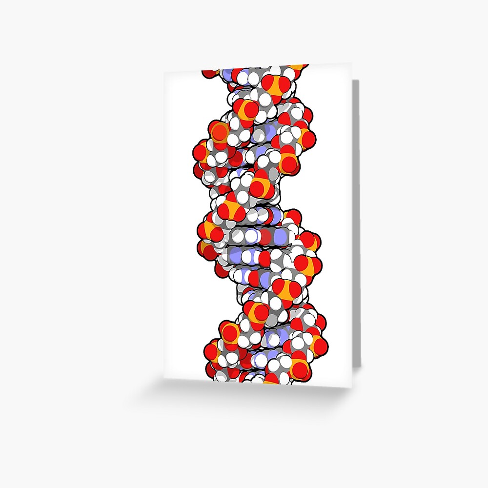 Dna 3d Structure Art Print By Molekuul Redbubble