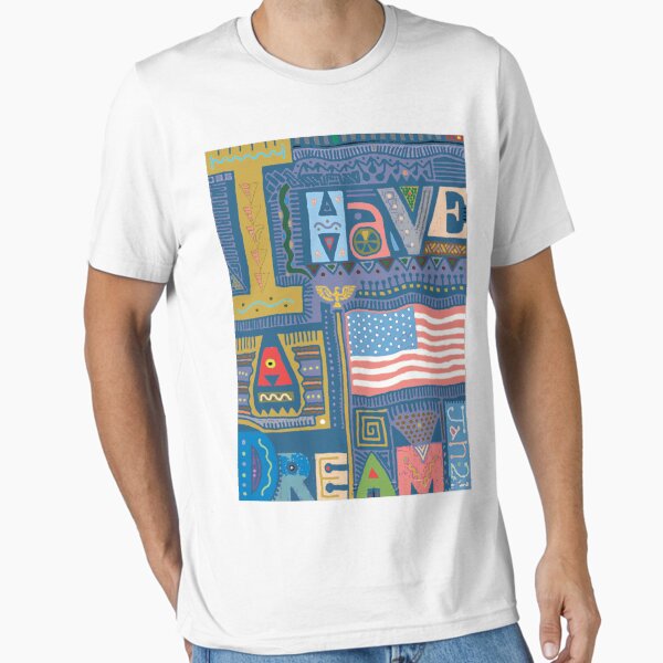 Item preview, MLK "Ich habe einen Traum" Martin Luther King designed and sold by HolidayT-Shirts.