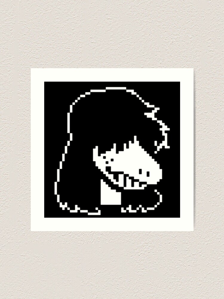 Deltarune Susie I forgot Art Board Print for Sale by MikaPrint