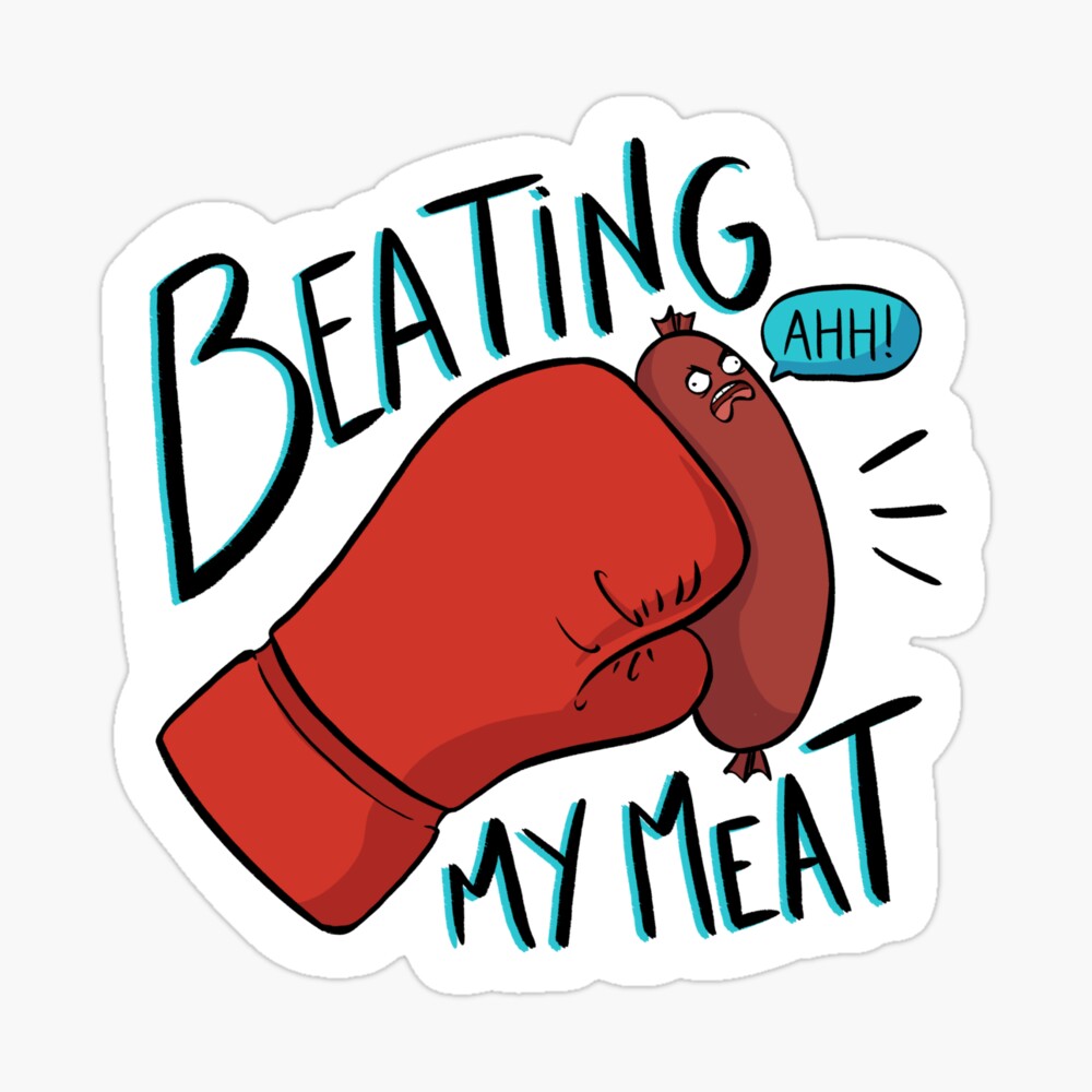 Beating My Meat | Art Board Print