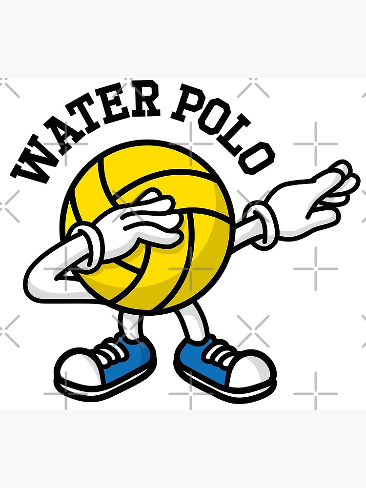 Grußkarte for Sale mit Dab dabbing dabbin' Wasser Polo Ball schwimmen von  LaundryFactory