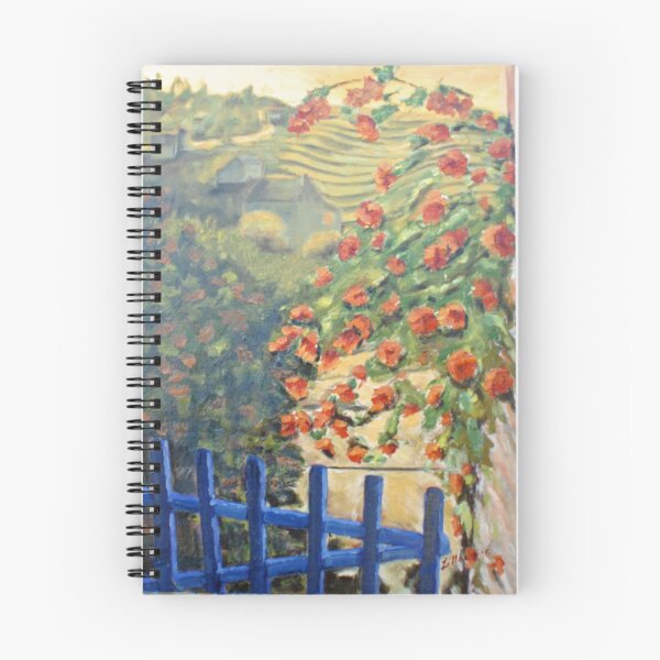 Item preview, le portail bleu au jardin designed and sold by Phyllis Dixon.