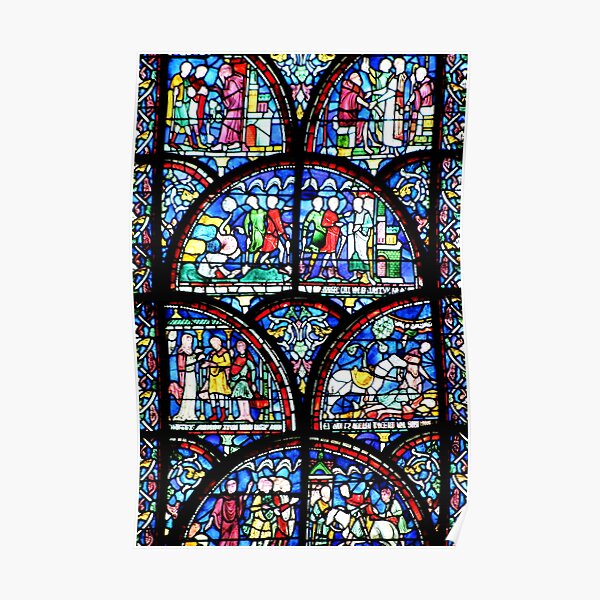 Stained glass window Poster