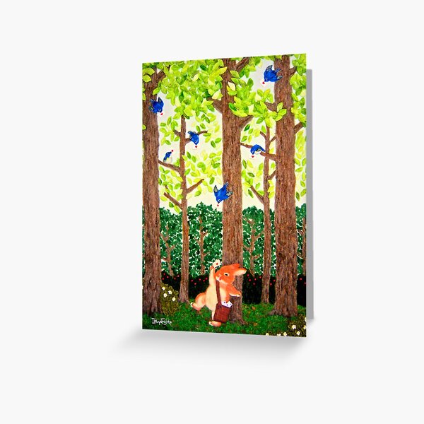 spring has come (2011) Rabbit / Bunny Art Greeting Card