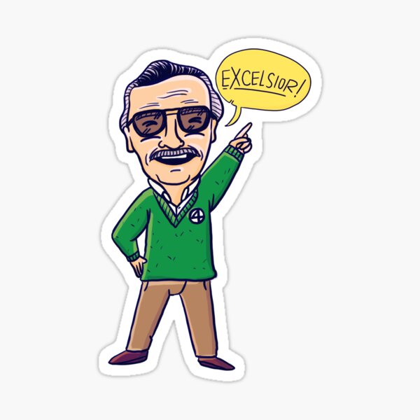 Stan Lee - Excelsior Sticker