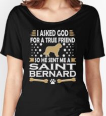 Saint Bernard Dog Lovers True Friend Women's Relaxed Fit T-Shirt