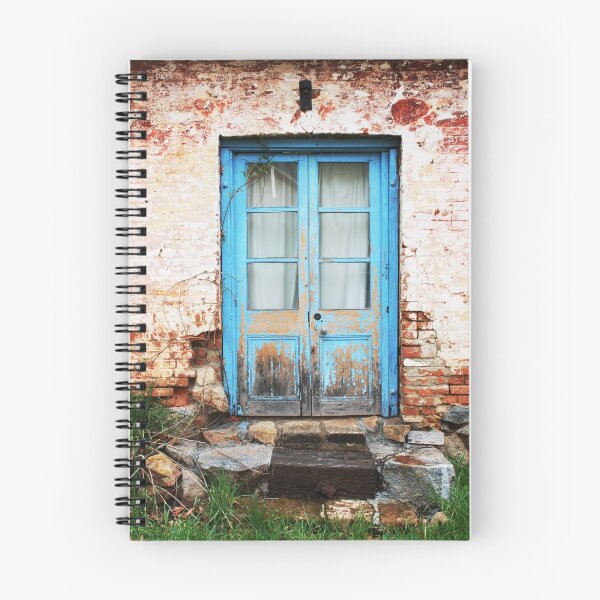 Item preview, blue doors, braidwood, nsw designed and sold by Clare McClelland.