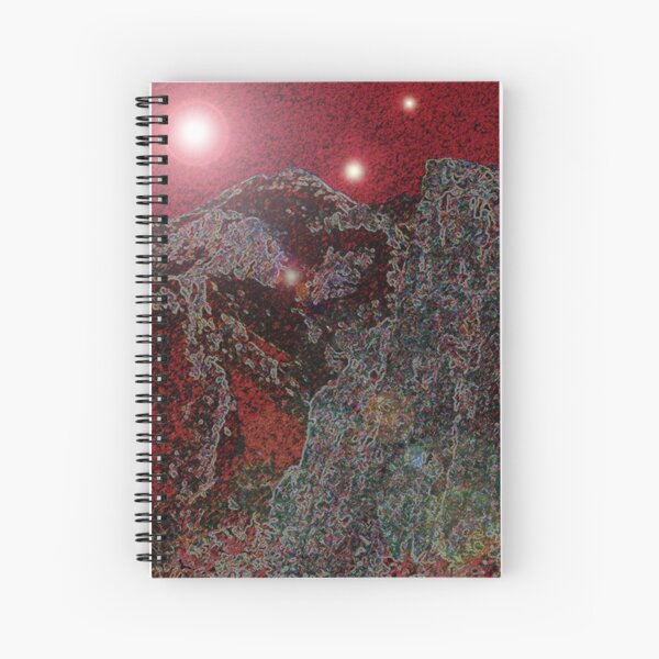 RED FANTASY Spiral Notebook