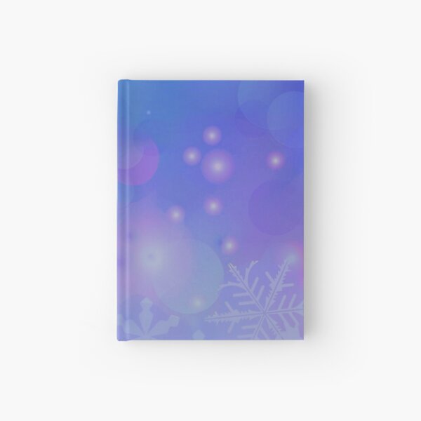 Winter Flowing Hardcover Journal